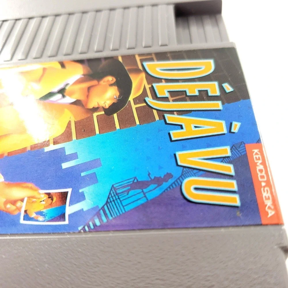 Deja Vu Nintendo NES Authentic w/ Manual & Case Near Mint Label Tested & Works